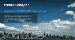Desktop Screenshot of createatcooper.org
